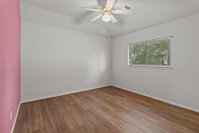 16418 Great Frst, Humble, TX 77346 - spare room featuring wood finished floors and a ceiling fan