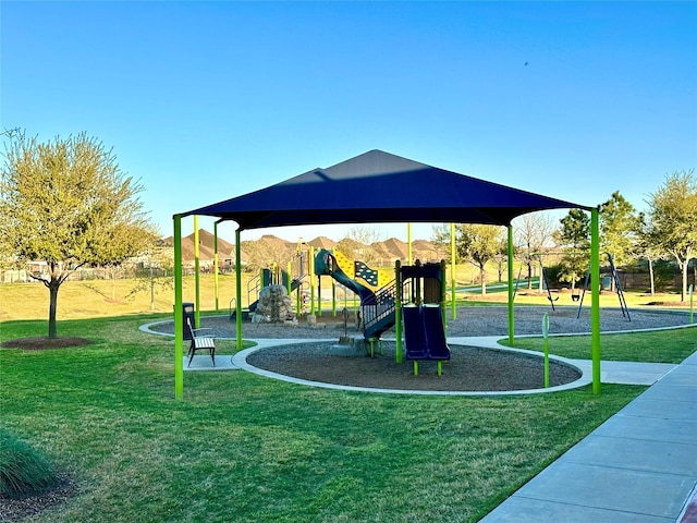 23106 Tindarey Falls Ln, Katy, TX 77493 - communal playground featuring a lawn