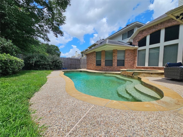 21235 Pennshore Ln, Katy, TX 77450 - view of pool featuring a pool with connected hot tub