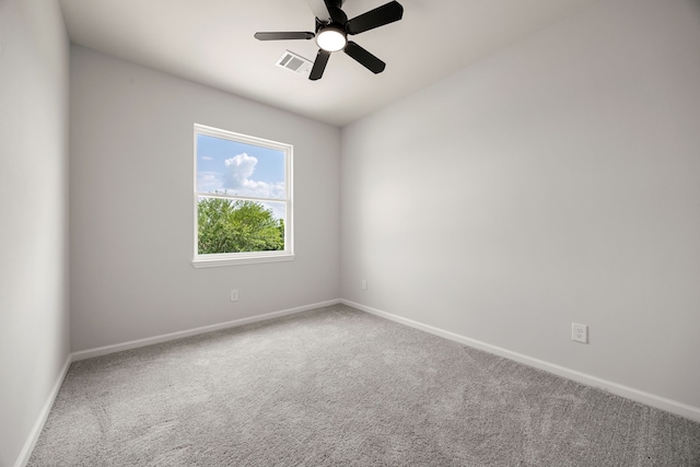 8 Donna Ct, Brookshire, TX 77423 - unfurnished room with carpet floors, baseboards, and a ceiling fan