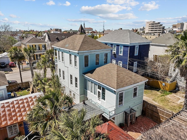 1014 20th St, Galveston, TX 77550 - aerial view of residential area