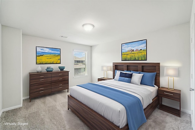 18318 Windy Knoll Way, Houston, TX 77084 - bedroom featuring light carpet and baseboards
