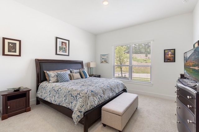 12211 Grey Plover Ct, Conroe, TX 77304 - bedroom featuring light carpet and recessed lighting