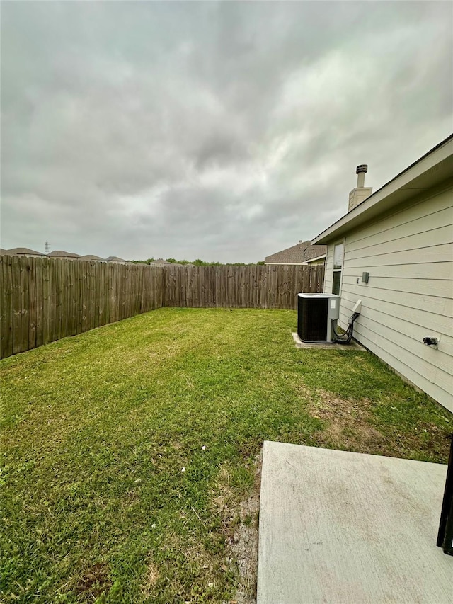 5642 Park Village Dr, Houston, TX 77048 - view of yard with central air condition unit