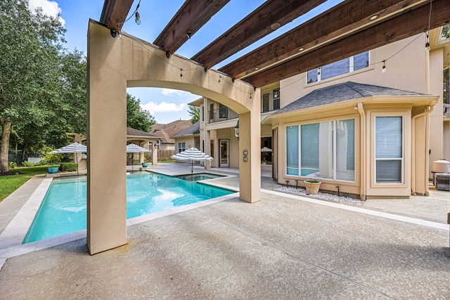 24914 Misty Heath Ln, Katy, TX 77494 - view of swimming pool with a patio