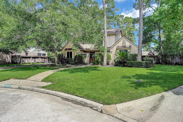 6606 Chancellor Dr, Spring, TX 77379 - view of front facade featuring brick siding