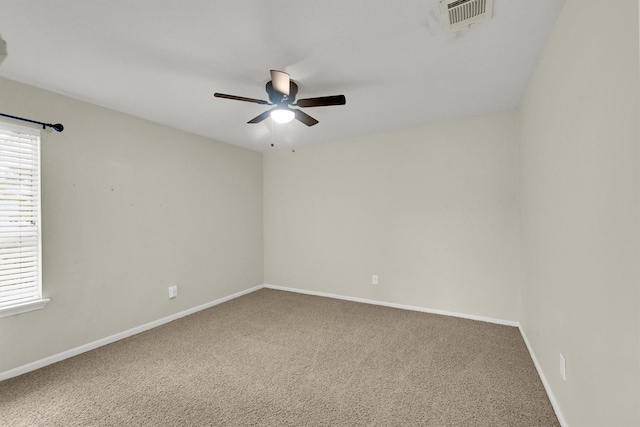 6606 Chancellor Dr, Spring, TX 77379 - carpeted spare room featuring a ceiling fan and baseboards