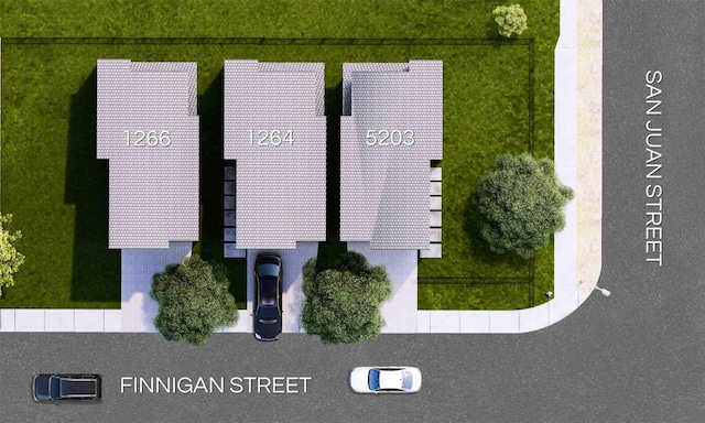 1266-1264 Finnigan St, Houston, TX 77020 - drone / aerial view