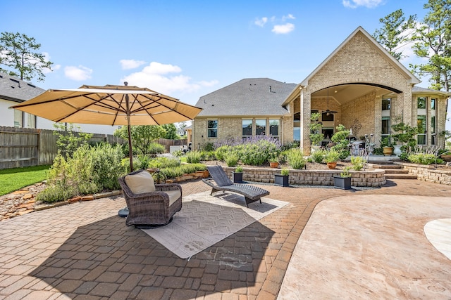 1003 Angel Forest Ct, Pinehurst, TX 77362 - view of patio