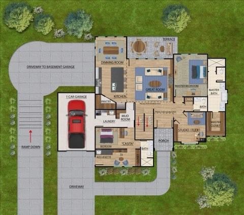 6110 E Bluff Ct, Magnolia, TX 77354 - floor plan / room layout