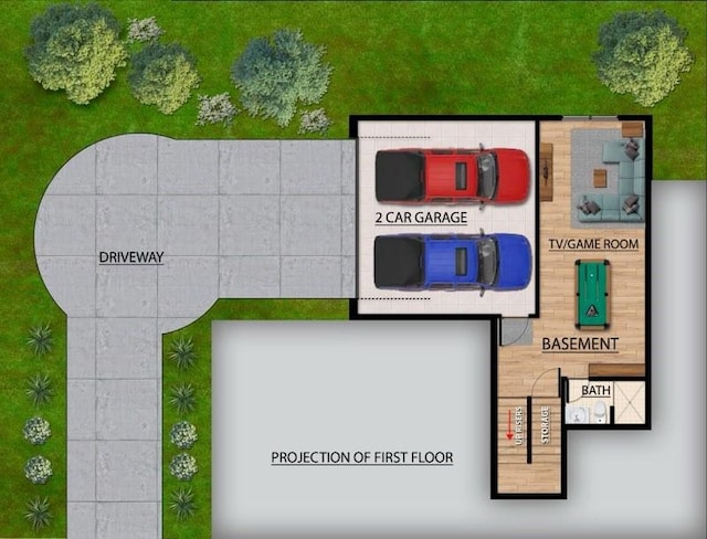 6110 E Bluff Ct, Magnolia, TX 77354 - property floor plan