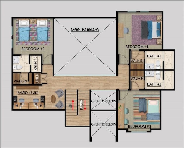 6110 E Bluff Ct, Magnolia, TX 77354 - property floor plan