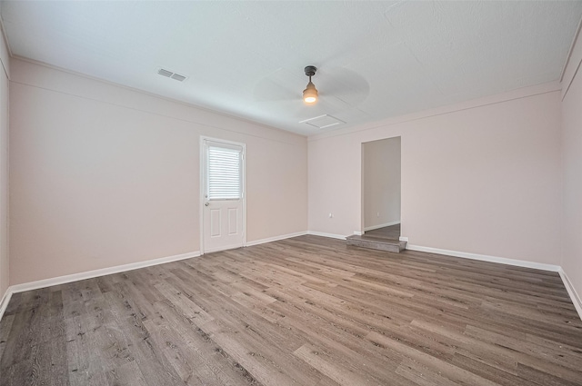 28861 Llano River Loop, Spring, TX 77386 - empty room with wood finished floors and baseboards