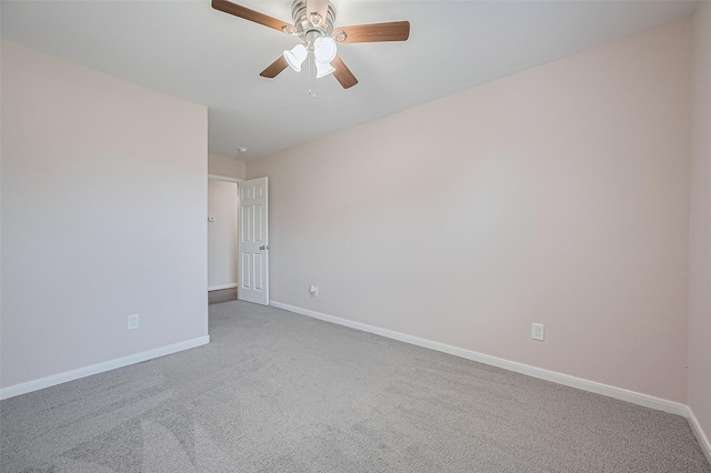 28861 Llano River Loop, Spring, TX 77386 - unfurnished room featuring carpet flooring, a ceiling fan, and baseboards