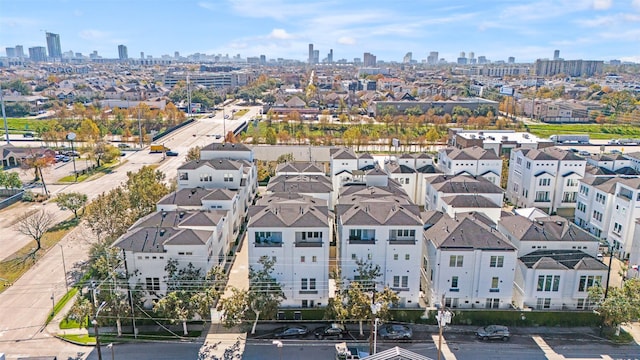5421 Larkin St, Houston, TX 77007 - drone / aerial view of city skyline