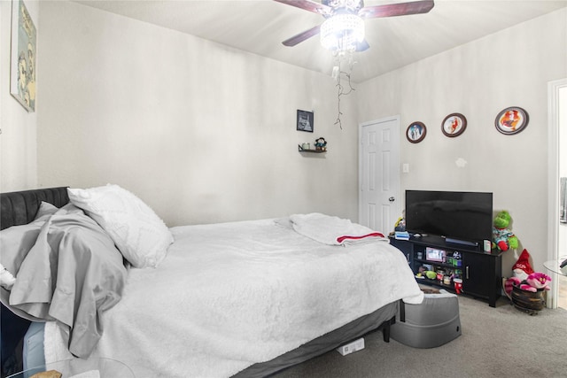 19034 Ashford Square St, Tomball, TX 77375 - bedroom featuring carpet floors and a ceiling fan