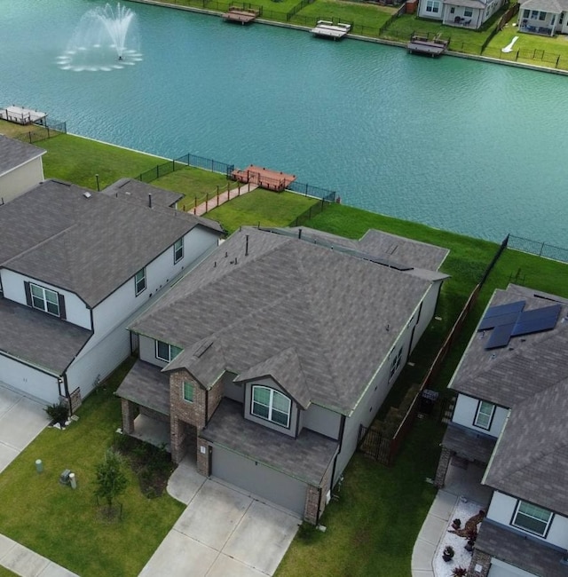 24703 Allori Ct, Katy, TX 77493 - aerial view of residential area with a nearby body of water
