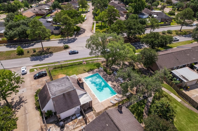 8952 Wilcrest Dr Unit 8952, Houston, TX 77099 - aerial view of residential area featuring a pool