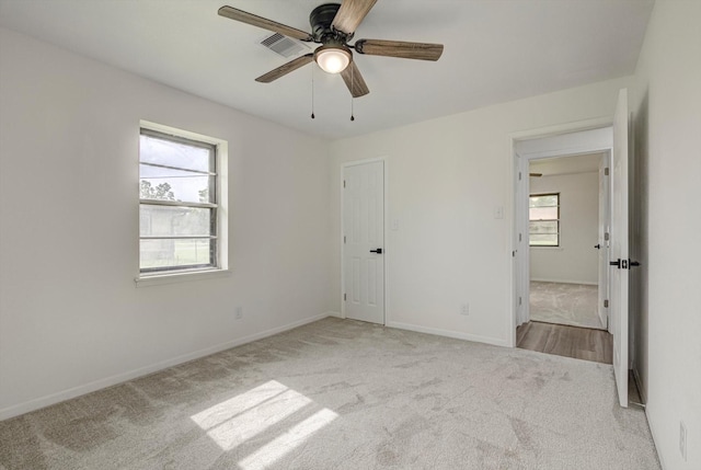 229 Burkett St, Richwood, TX 77531 - unfurnished bedroom with carpet flooring and ceiling fan