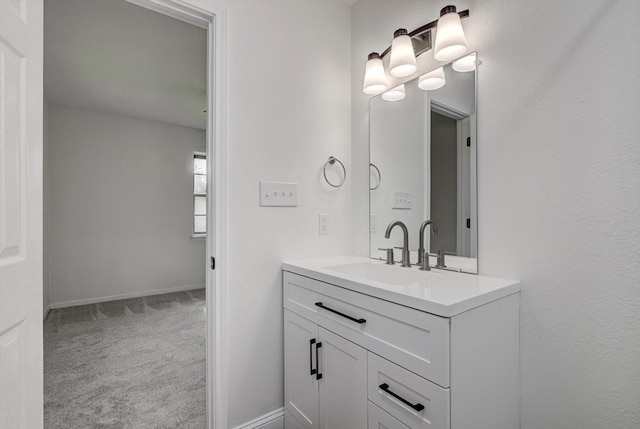 229 Burkett St, Richwood, TX 77531 - bathroom with vanity and baseboards