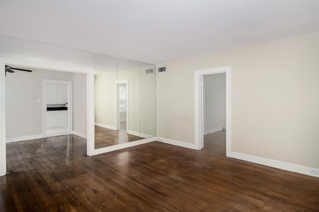 1634 Castle Ct, Houston, TX 77006 - empty room with wood finished floors and baseboards