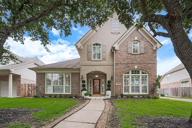 1942 Crisfield Dr, Sugar Land, TX 77479 - view of front of home with brick siding