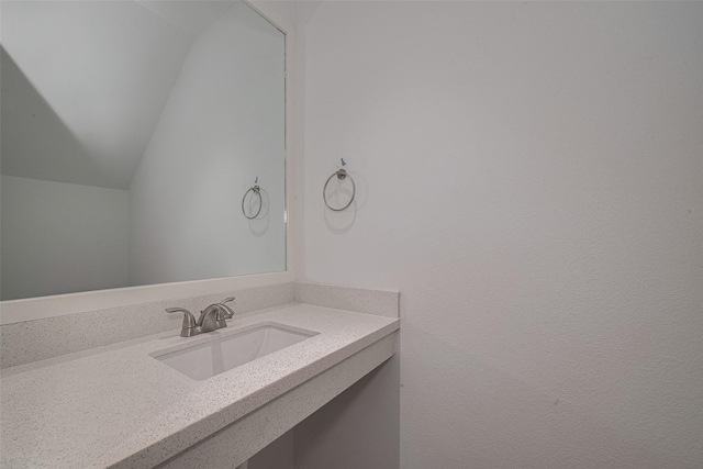 4116 Alvin St, Houston, TX 77051 - bathroom with vaulted ceiling and vanity
