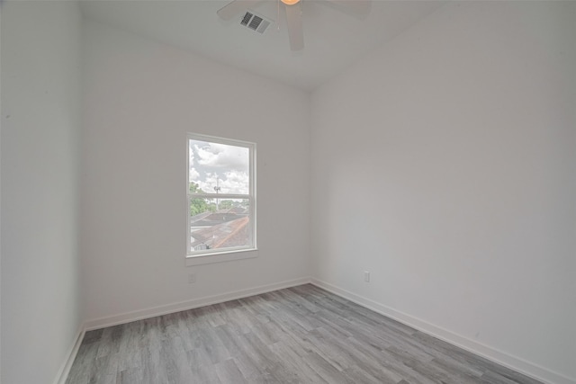 4116 Alvin St, Houston, TX 77051 - empty room featuring light wood-type flooring and ceiling fan