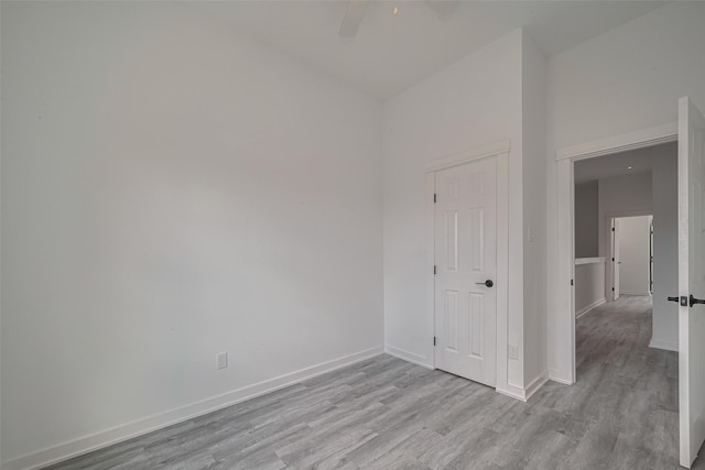4116 Alvin St, Houston, TX 77051 - unfurnished room featuring light wood-style floors and a ceiling fan