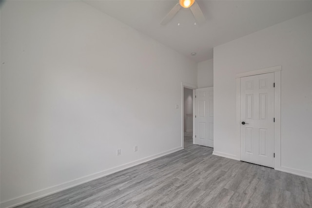 4116 Alvin St, Houston, TX 77051 - unfurnished bedroom with light wood-style floors and a ceiling fan