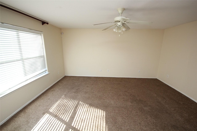 16218 Bresslyn, Cypress, TX 77429 - spare room with carpet floors, a ceiling fan, and baseboards
