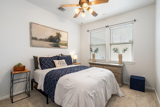 1765 Aden Dr, Houston, TX 77003 - bedroom with light carpet and ceiling fan