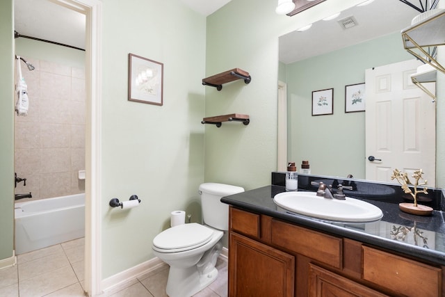 1765 Aden Dr, Houston, TX 77003 - full bath featuring tile patterned floors, vanity, and shower / bath combination