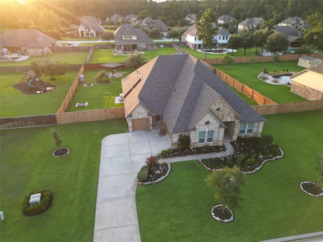 22611 Pineleigh Ct, Tomball, TX 77375 - aerial perspective of suburban area