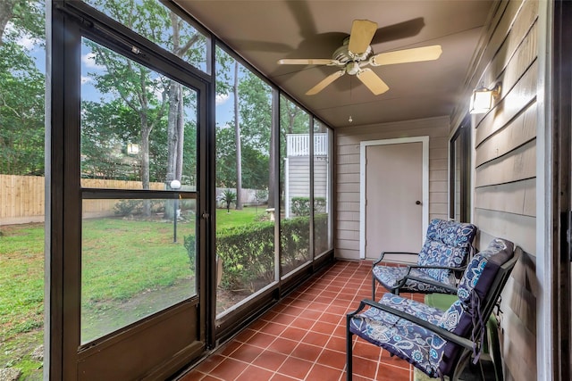14911 Wunderlich Dr Unit 1207, Houston, TX 77069 - sunroom featuring ceiling fan