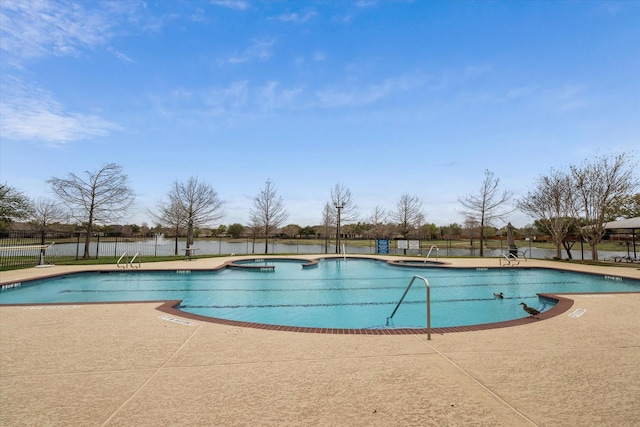 18111 Rainwater Creek Ln, Cypress, TX 77433 - community pool with a patio area and a community hot tub