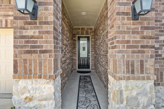 25718 Balsamwood Dr, Tomball, TX 77375 - view of exterior entry featuring brick siding