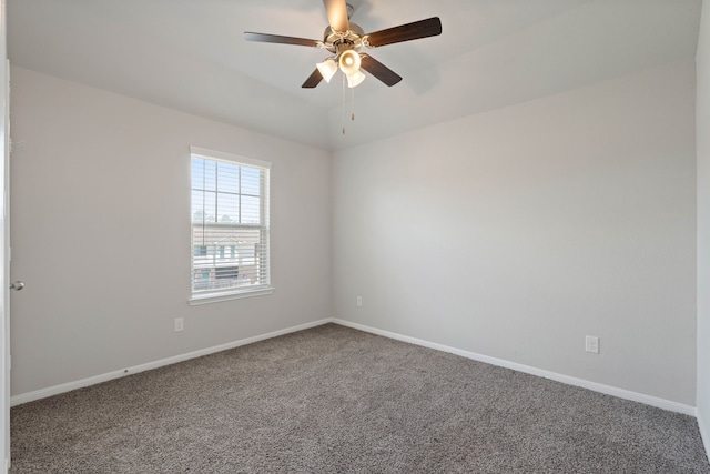 25718 Balsamwood Dr, Tomball, TX 77375 - empty room featuring carpet floors and ceiling fan