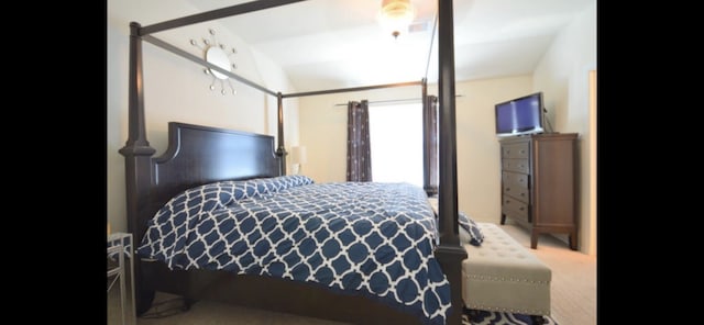 2726 Maybrook Hollow Ln, Houston, TX 77047 - bedroom with carpet flooring and lofted ceiling