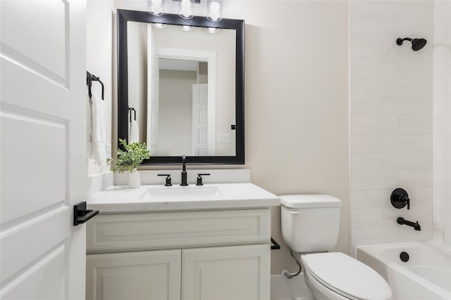 1437 Bluebonnet Ridge Dr, Chappell Hill, TX 77426 - full bath featuring toilet, vanity, and shower / washtub combination