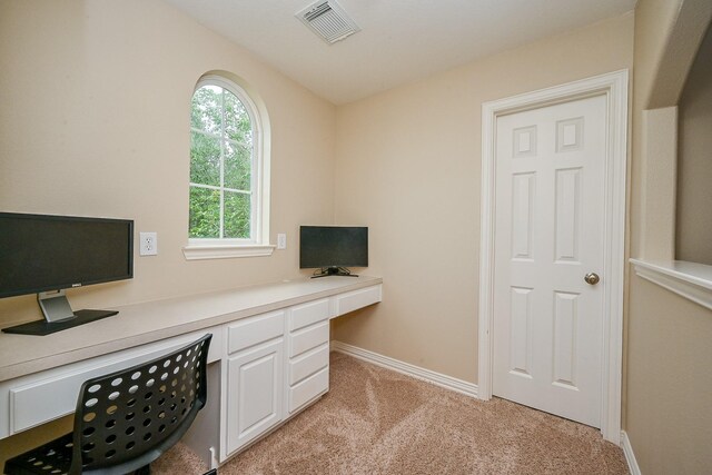 20803 Twisted Leaf Dr, Cypress, TX 77433 - unfurnished office featuring built in study area and light colored carpet