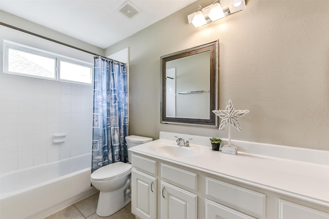 2231 Water Way, Seabrook, TX 77586 - bathroom featuring vanity, tile patterned flooring, and shower / bath combo with shower curtain