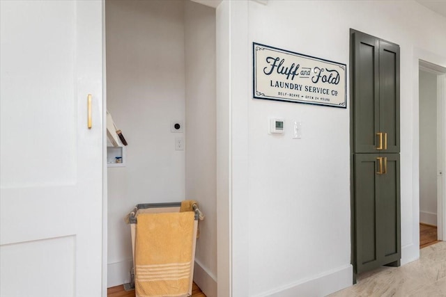 1604 S Austin St, Brenham, TX 77833 - corridor with baseboards