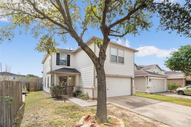 11307 Sugar Bowl Dr, Tomball, TX 77375 - traditional-style house featuring a garage, driveway, and brick siding