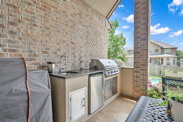 116 Owen Ridge Dr, Conroe, TX 77384 - view of patio / terrace featuring a sink