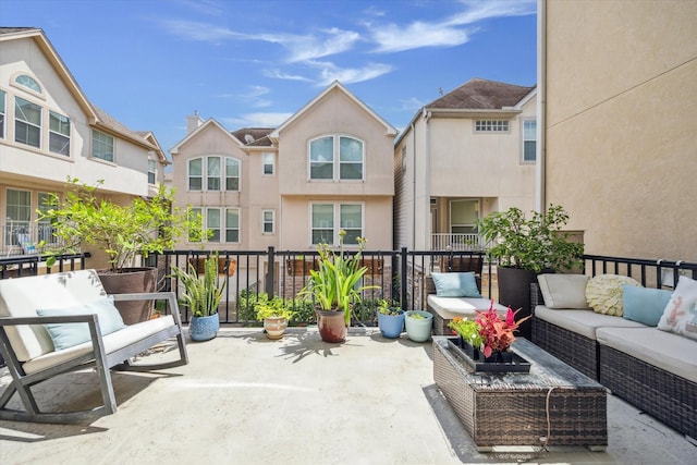 1310 Cohn St, Houston, TX 77007 - balcony featuring an outdoor hangout area