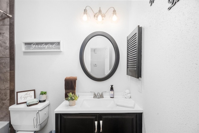 13031 Crystal Cove Dr, Houston, TX 77044 - bathroom with vanity and toilet