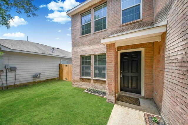 22815 Sherioaks Ln, Spring, TX 77389 - property entrance with brick siding