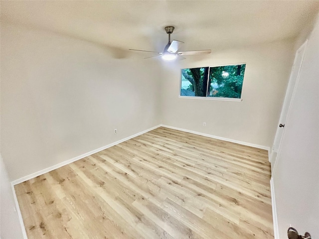 22906 Lemon Grove Dr, Spring, TX 77373 - empty room with wood finished floors and ceiling fan