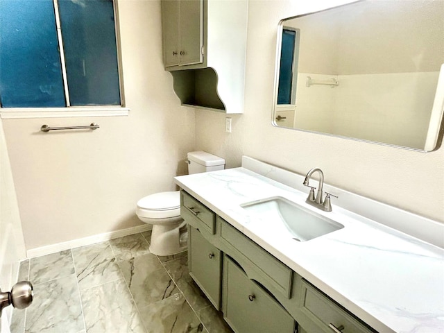 22906 Lemon Grove Dr, Spring, TX 77373 - bathroom with vanity and marble finish flooring